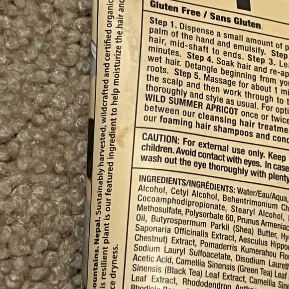 New Tweak’d By Nature Wild Summer Apricot cleansing Hair Treatment 3 Oz - Picture 8 of 11